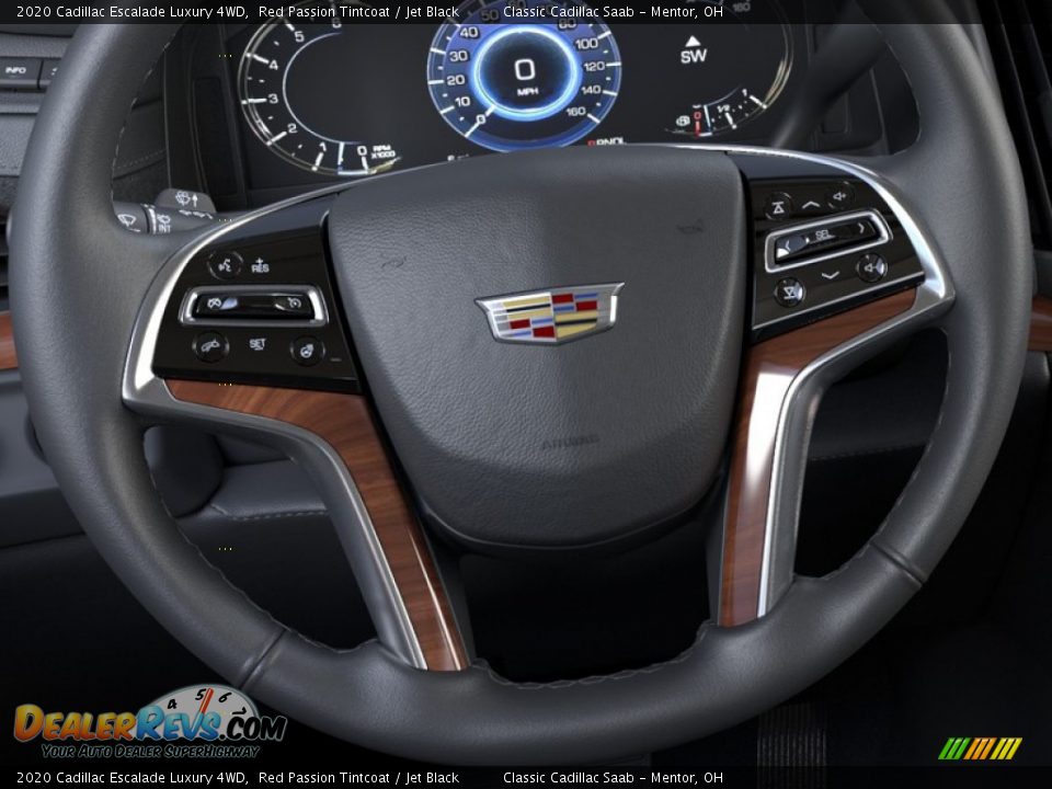 2020 Cadillac Escalade Luxury 4WD Red Passion Tintcoat / Jet Black Photo #13