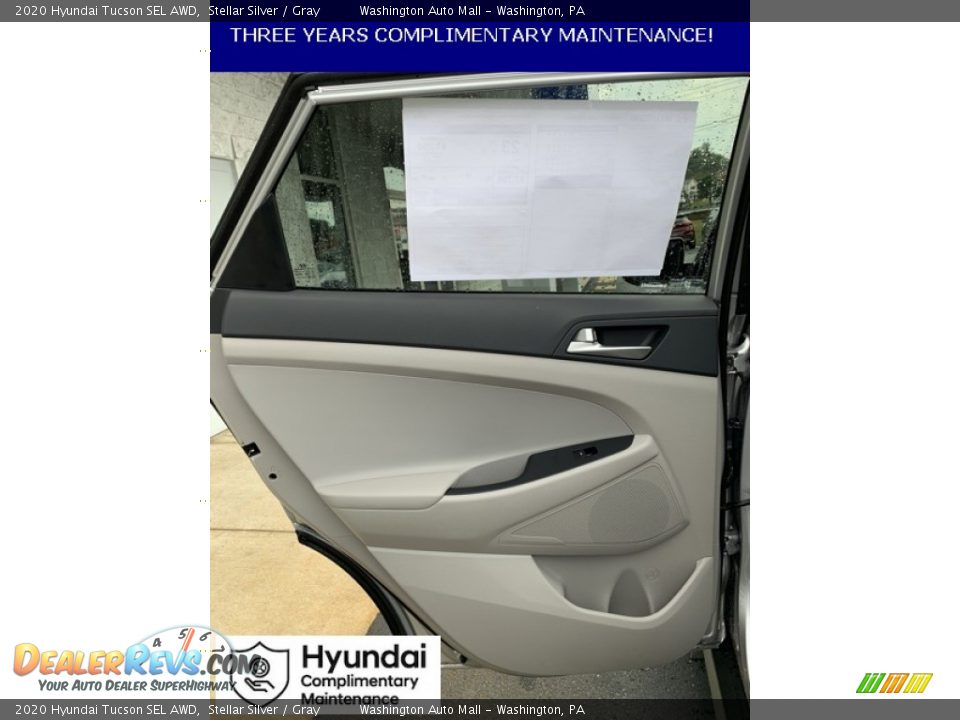 2020 Hyundai Tucson SEL AWD Stellar Silver / Gray Photo #17