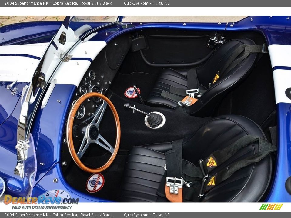 Black Interior - 2004 Superformance MKIII Cobra Replica Photo #5