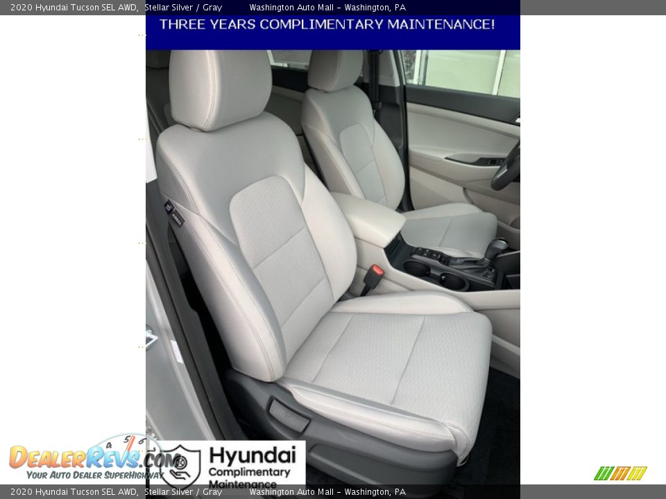 2020 Hyundai Tucson SEL AWD Stellar Silver / Gray Photo #28
