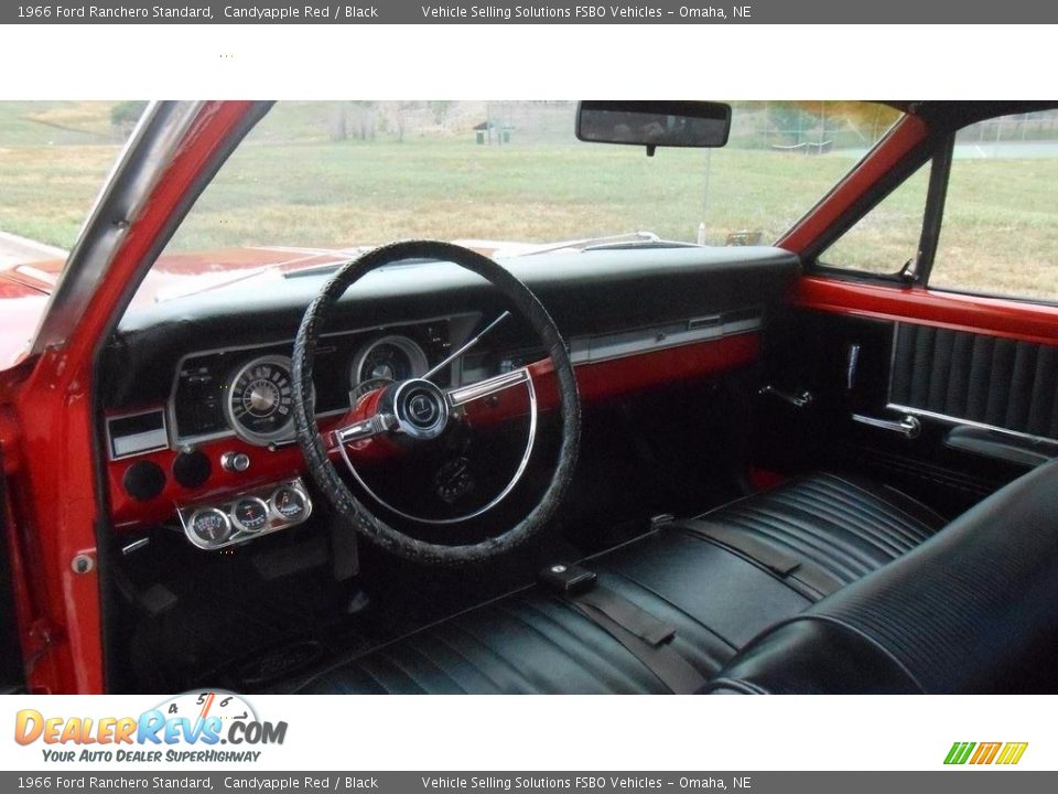 Black Interior - 1966 Ford Ranchero Standard Photo #6