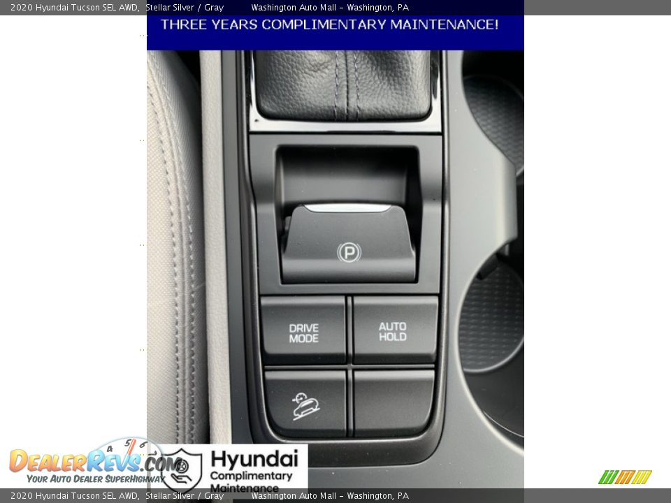 2020 Hyundai Tucson SEL AWD Stellar Silver / Gray Photo #36