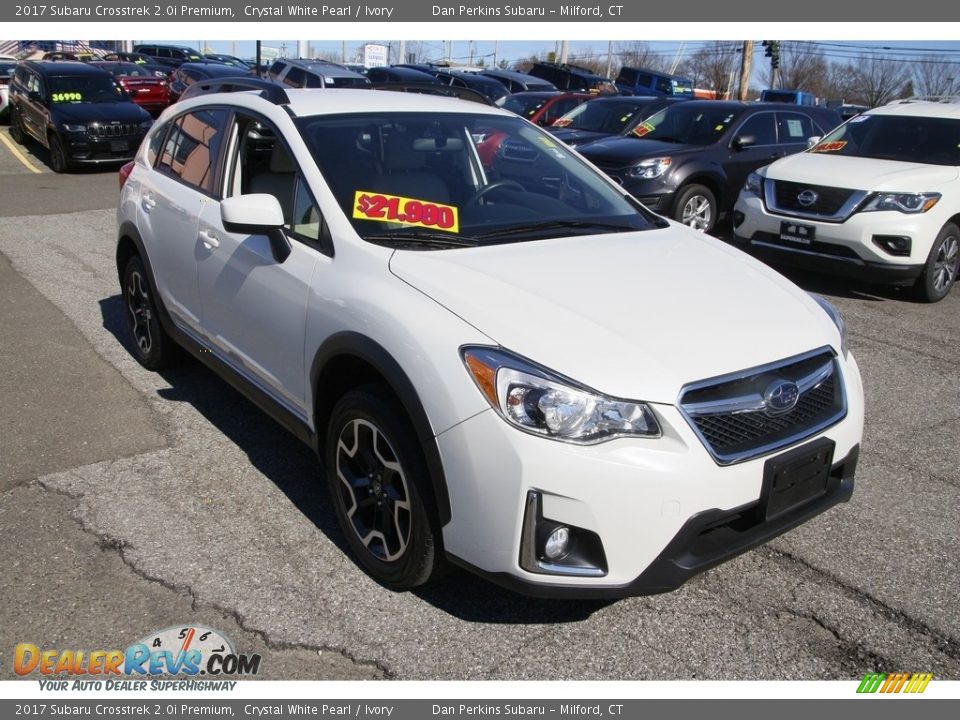 2017 Subaru Crosstrek 2.0i Premium Crystal White Pearl / Ivory Photo #3