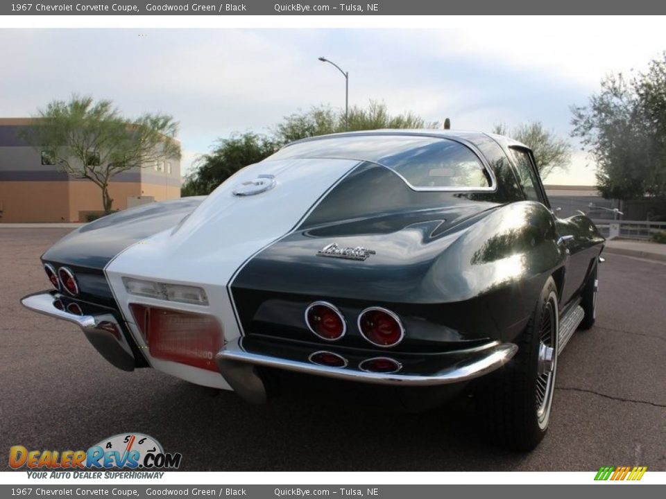 1967 Chevrolet Corvette Coupe Goodwood Green / Black Photo #7