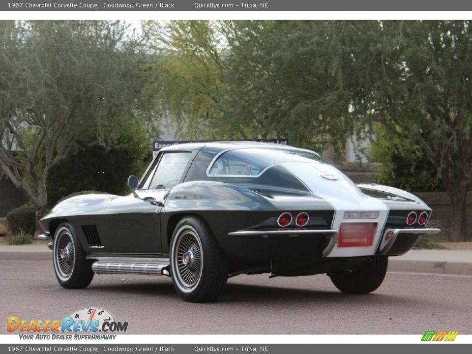 1967 Chevrolet Corvette Coupe Goodwood Green / Black Photo #9