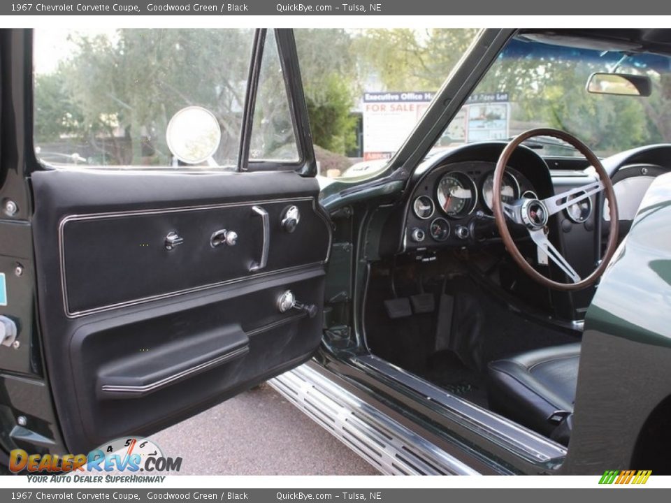 1967 Chevrolet Corvette Coupe Goodwood Green / Black Photo #11