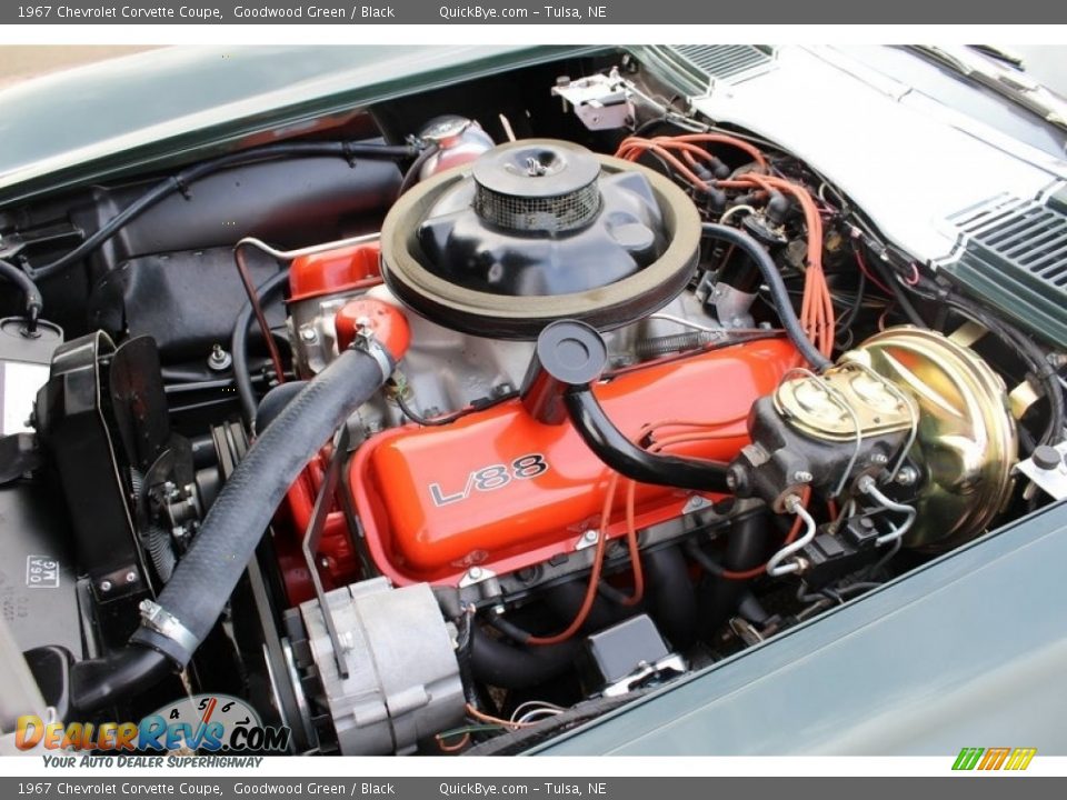 1967 Chevrolet Corvette Coupe 427 cid OHV 16-Valve 3x2 bbl L88 V8 Engine Photo #21