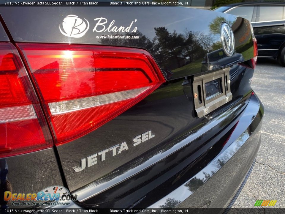 2015 Volkswagen Jetta SEL Sedan Black / Titan Black Photo #36