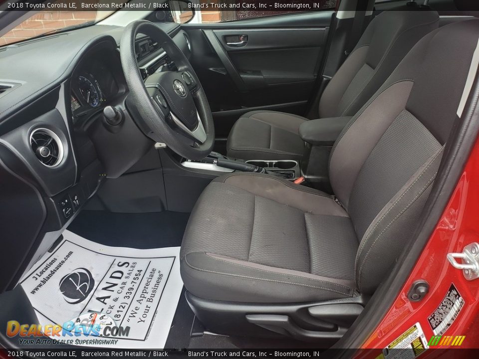 2018 Toyota Corolla LE Barcelona Red Metallic / Black Photo #6