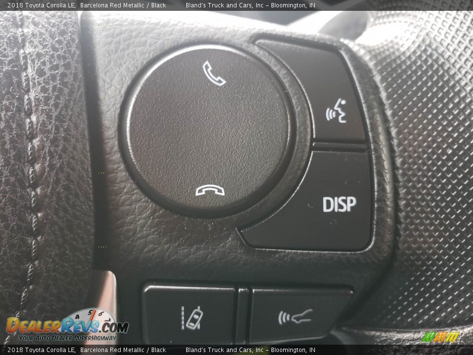 2018 Toyota Corolla LE Barcelona Red Metallic / Black Photo #11