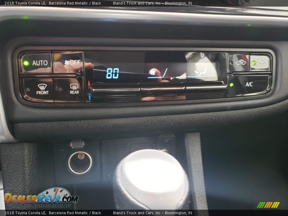 2018 Toyota Corolla LE Barcelona Red Metallic / Black Photo #20