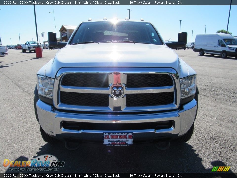 2016 Ram 5500 Tradesman Crew Cab Chassis Bright White / Diesel Gray/Black Photo #8