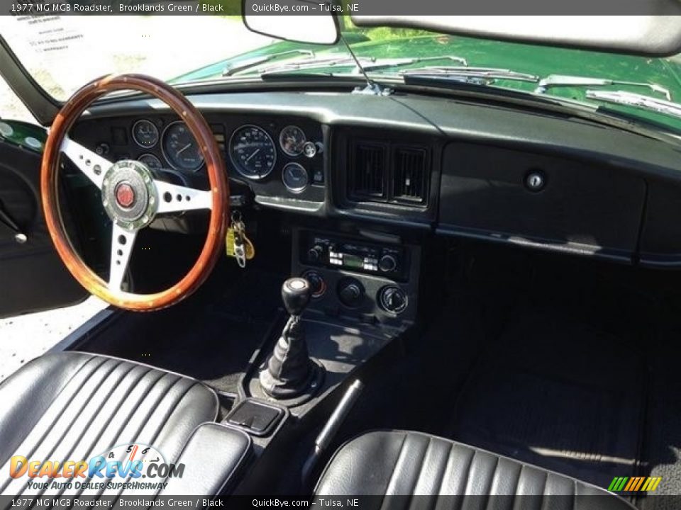 Black Interior - 1977 MG MGB Roadster Photo #6