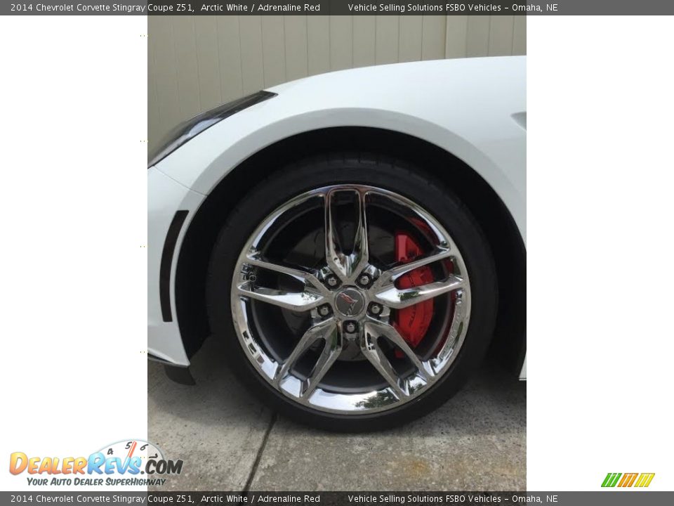 2014 Chevrolet Corvette Stingray Coupe Z51 Arctic White / Adrenaline Red Photo #27