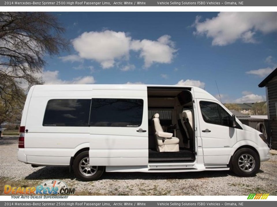 2014 Mercedes-Benz Sprinter 2500 High Roof Passenger Limo Arctic White / White Photo #1