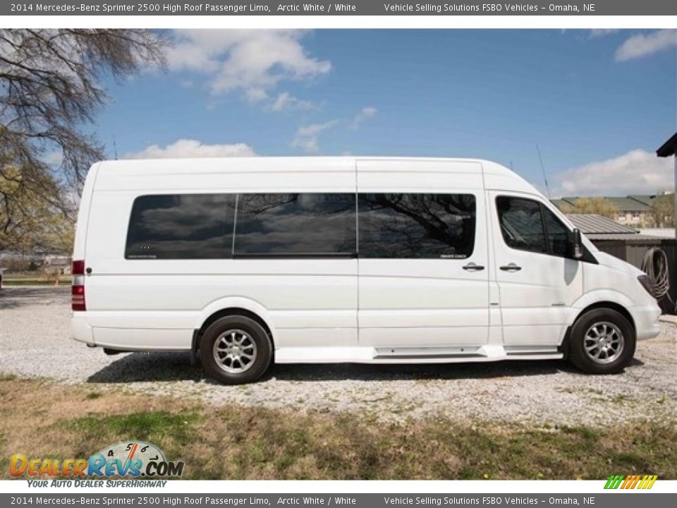 2014 Mercedes-Benz Sprinter 2500 High Roof Passenger Limo Arctic White / White Photo #2