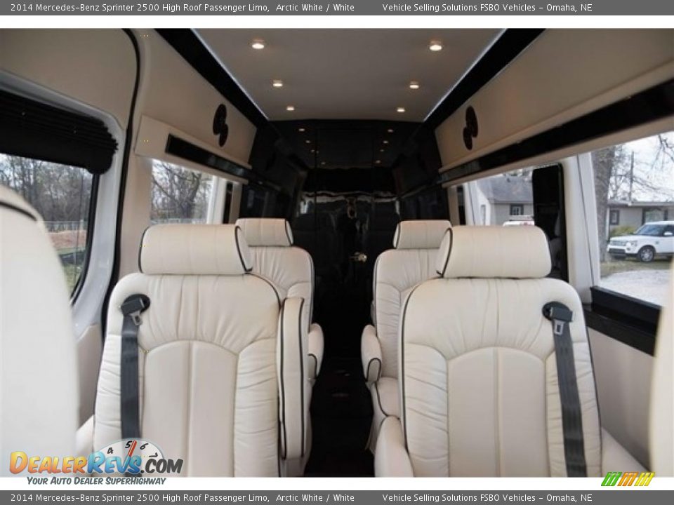 2014 Mercedes-Benz Sprinter 2500 High Roof Passenger Limo Arctic White / White Photo #8