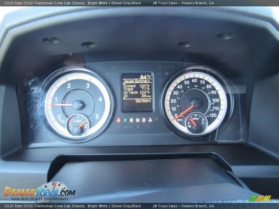 2016 Ram 5500 Tradesman Crew Cab Chassis Gauges Photo #31