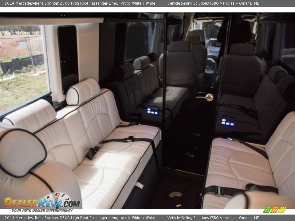 2014 Mercedes-Benz Sprinter 2500 High Roof Passenger Limo Arctic White / White Photo #11