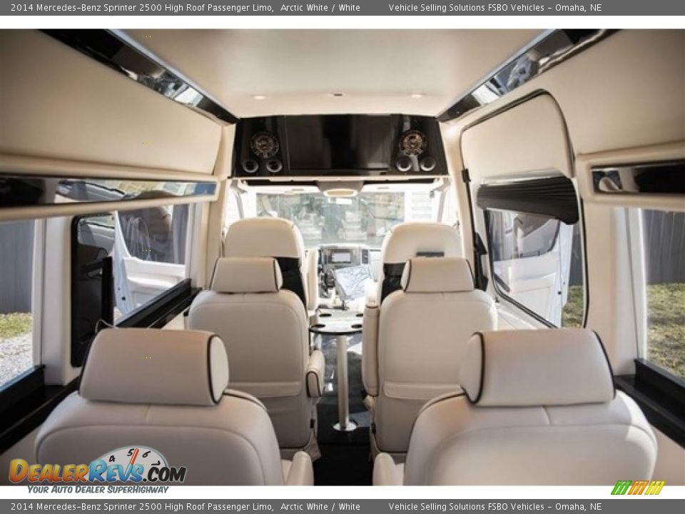 2014 Mercedes-Benz Sprinter 2500 High Roof Passenger Limo Arctic White / White Photo #12