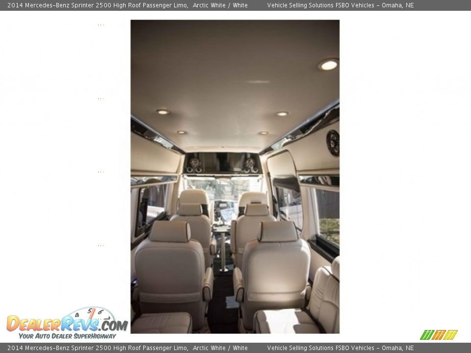 2014 Mercedes-Benz Sprinter 2500 High Roof Passenger Limo Arctic White / White Photo #13