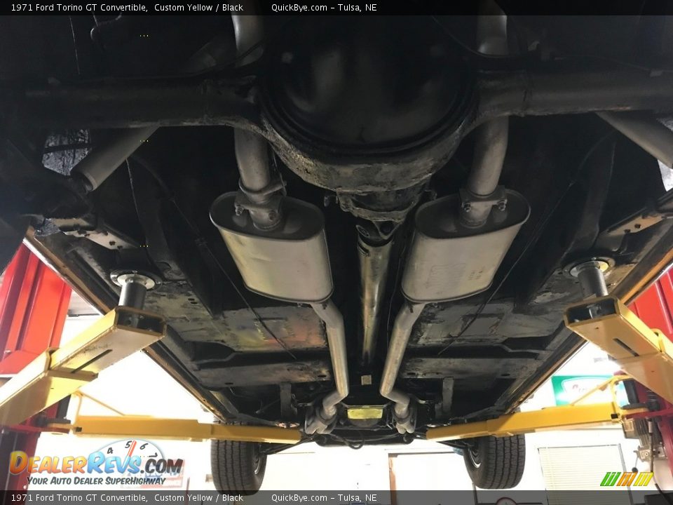 Undercarriage of 1971 Ford Torino GT Convertible Photo #18