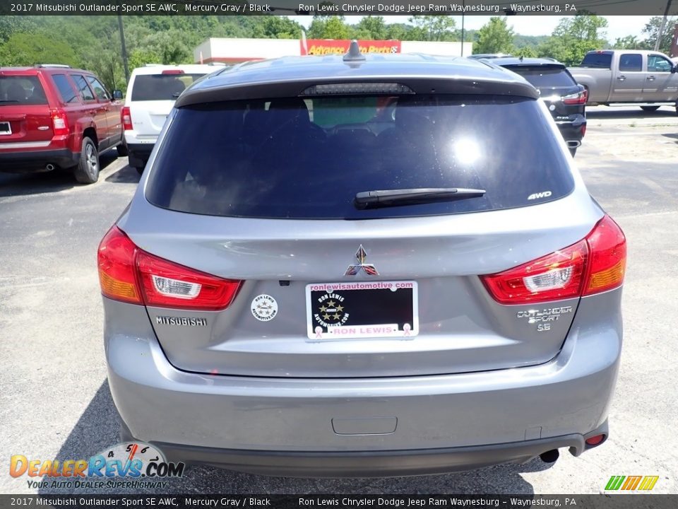 2017 Mitsubishi Outlander Sport SE AWC Mercury Gray / Black Photo #5