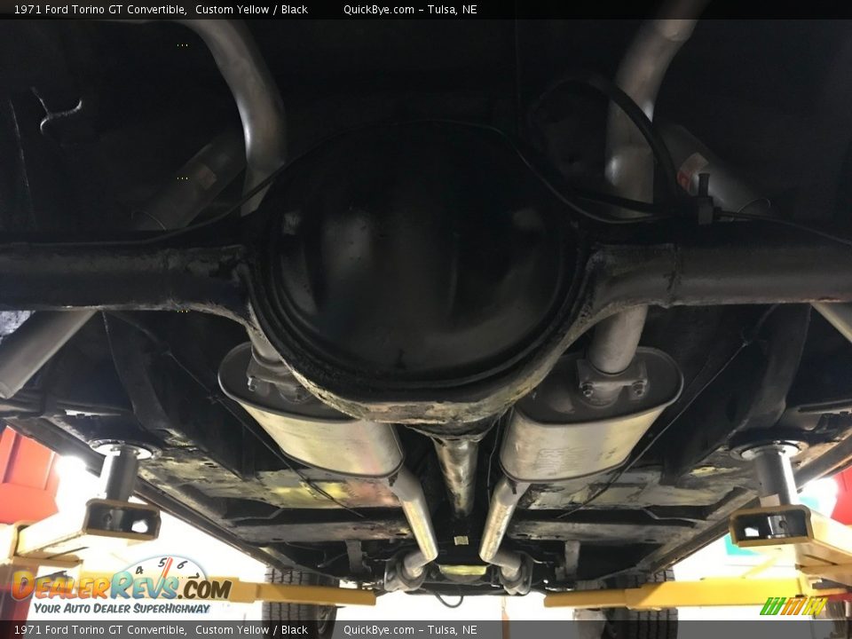 Undercarriage of 1971 Ford Torino GT Convertible Photo #20