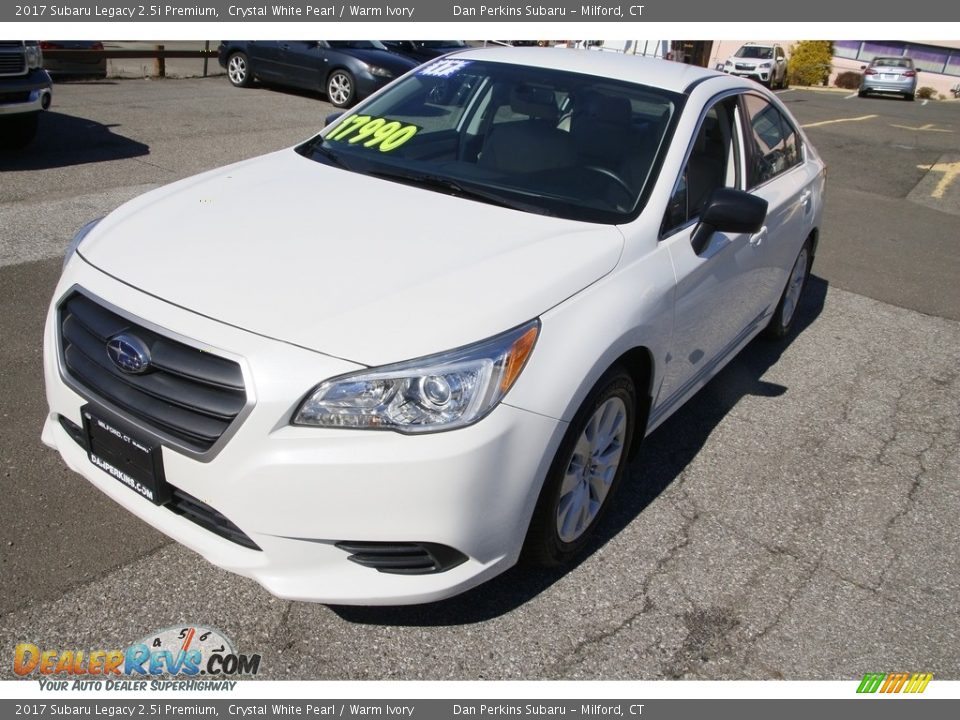 2017 Subaru Legacy 2.5i Premium Crystal White Pearl / Warm Ivory Photo #1
