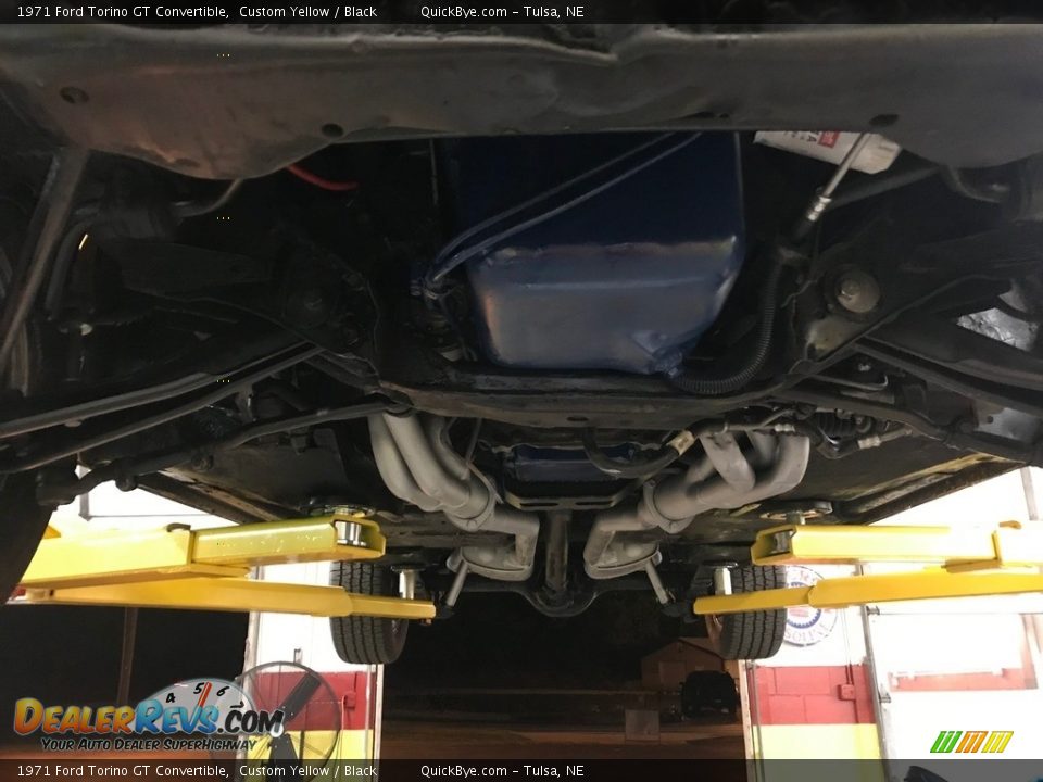 Undercarriage of 1971 Ford Torino GT Convertible Photo #21
