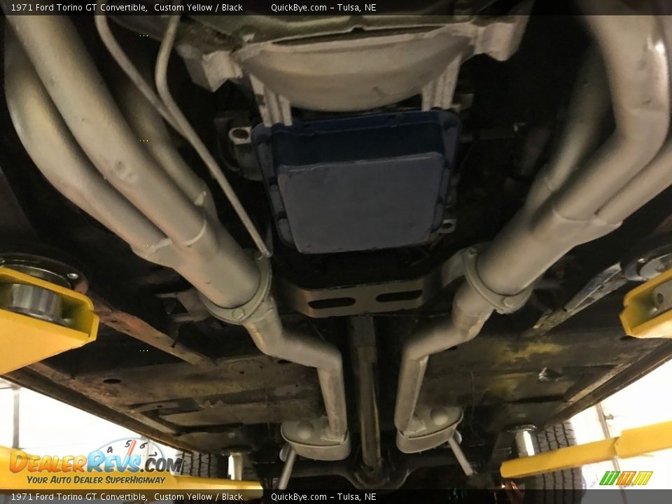 Undercarriage of 1971 Ford Torino GT Convertible Photo #22