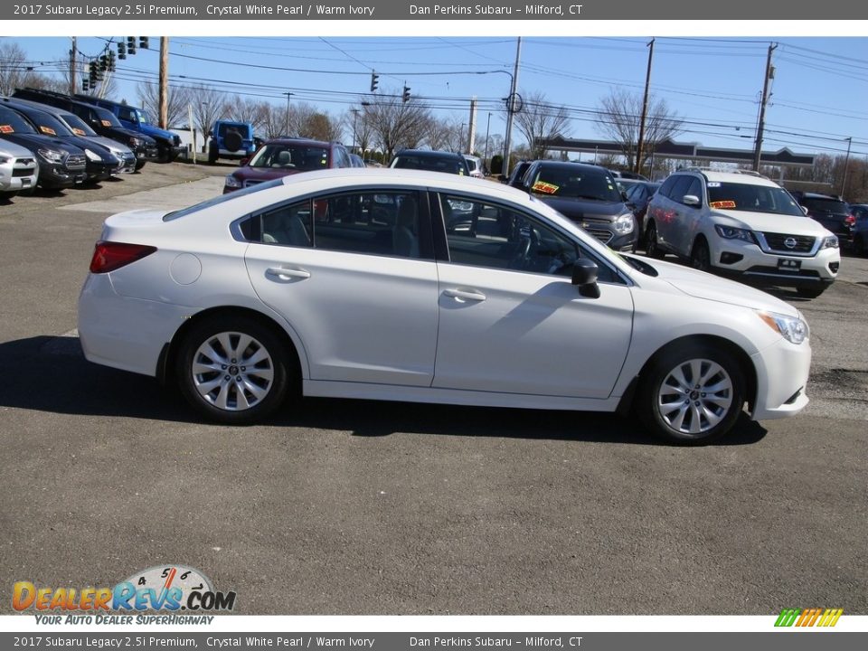2017 Subaru Legacy 2.5i Premium Crystal White Pearl / Warm Ivory Photo #4