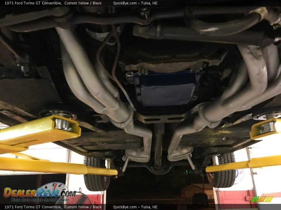 Undercarriage of 1971 Ford Torino GT Convertible Photo #24