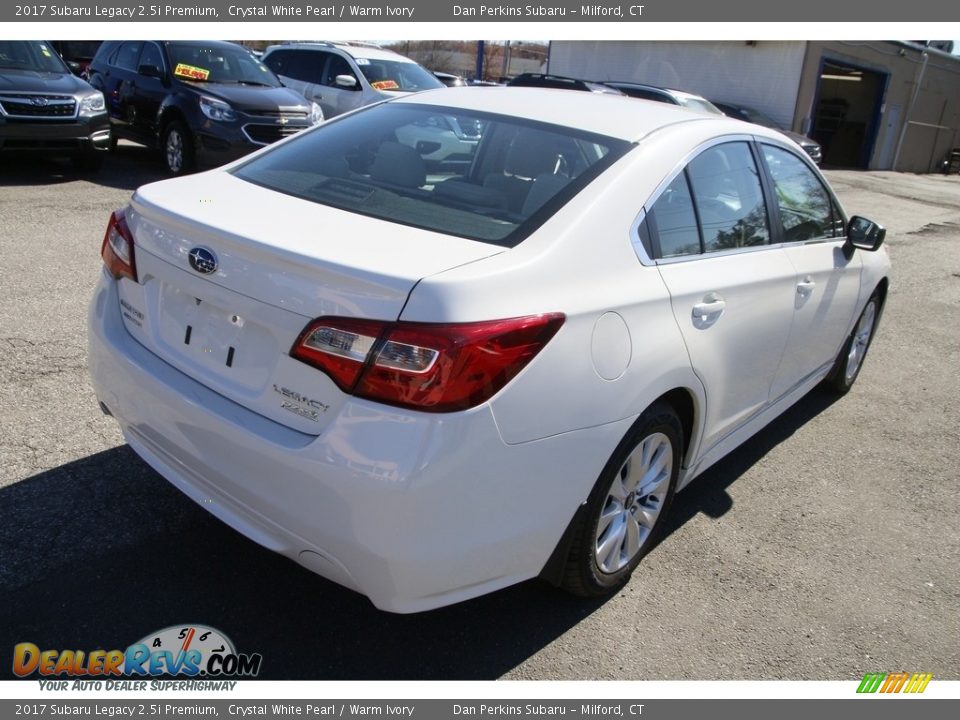 2017 Subaru Legacy 2.5i Premium Crystal White Pearl / Warm Ivory Photo #5
