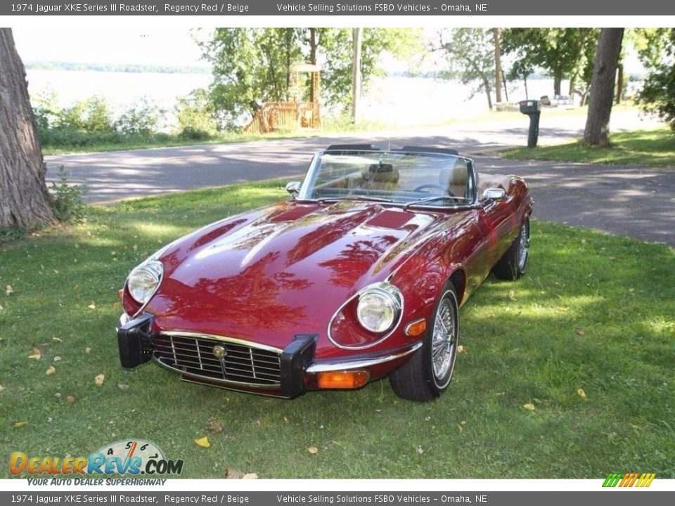 Regency Red 1974 Jaguar XKE Series III Roadster Photo #2