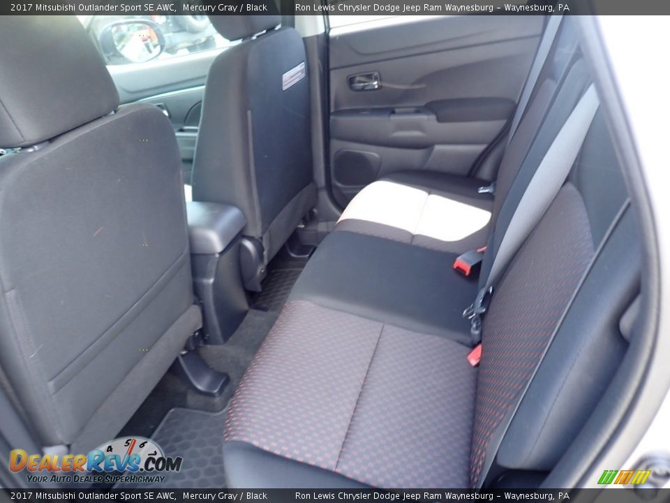 Rear Seat of 2017 Mitsubishi Outlander Sport SE AWC Photo #12