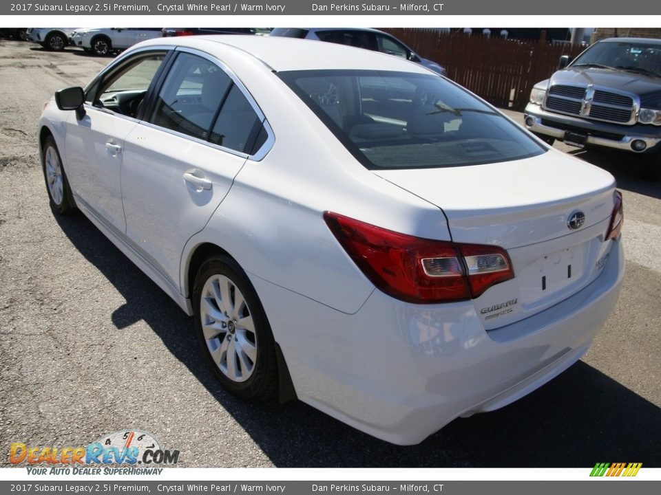 2017 Subaru Legacy 2.5i Premium Crystal White Pearl / Warm Ivory Photo #7