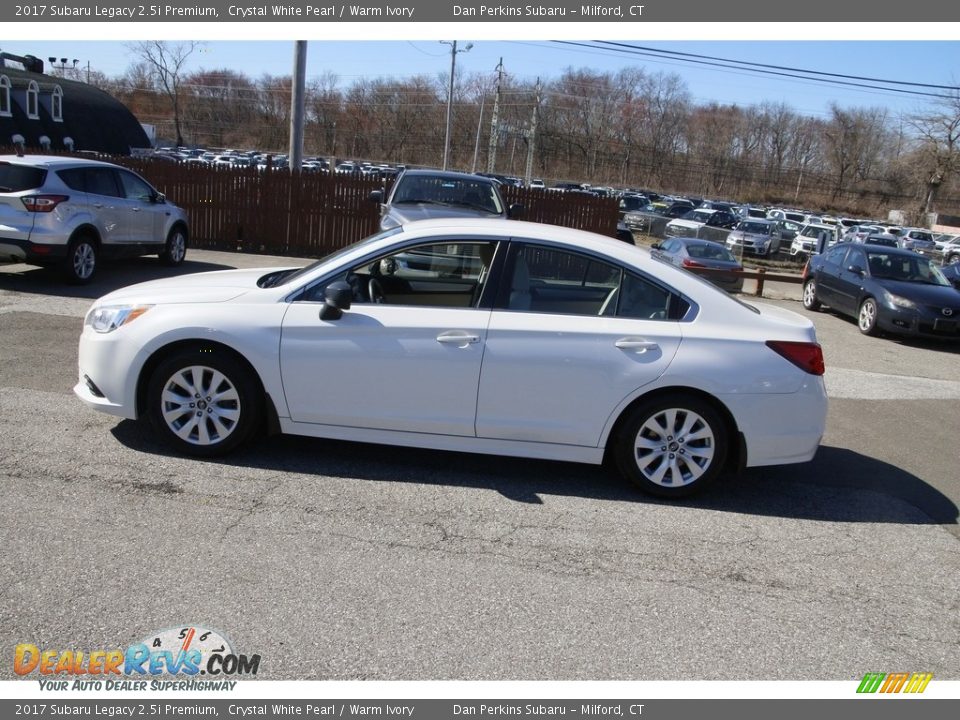 2017 Subaru Legacy 2.5i Premium Crystal White Pearl / Warm Ivory Photo #8