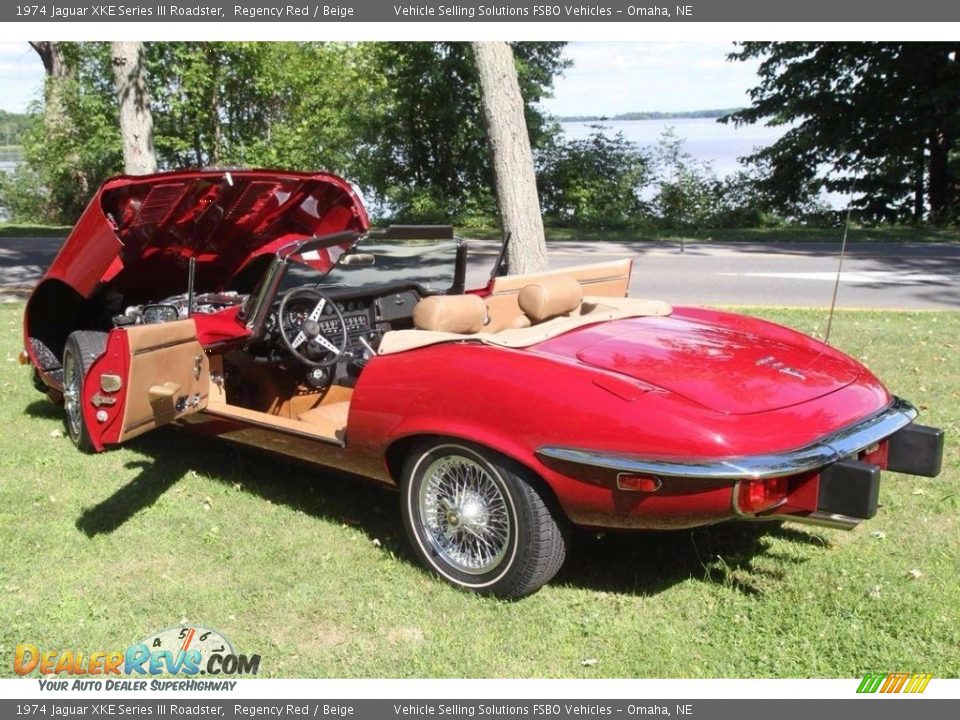 Regency Red 1974 Jaguar XKE Series III Roadster Photo #5