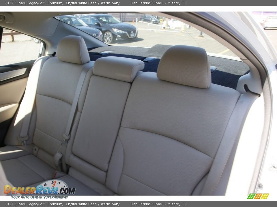 2017 Subaru Legacy 2.5i Premium Crystal White Pearl / Warm Ivory Photo #12