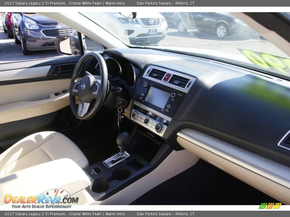 2017 Subaru Legacy 2.5i Premium Crystal White Pearl / Warm Ivory Photo #15