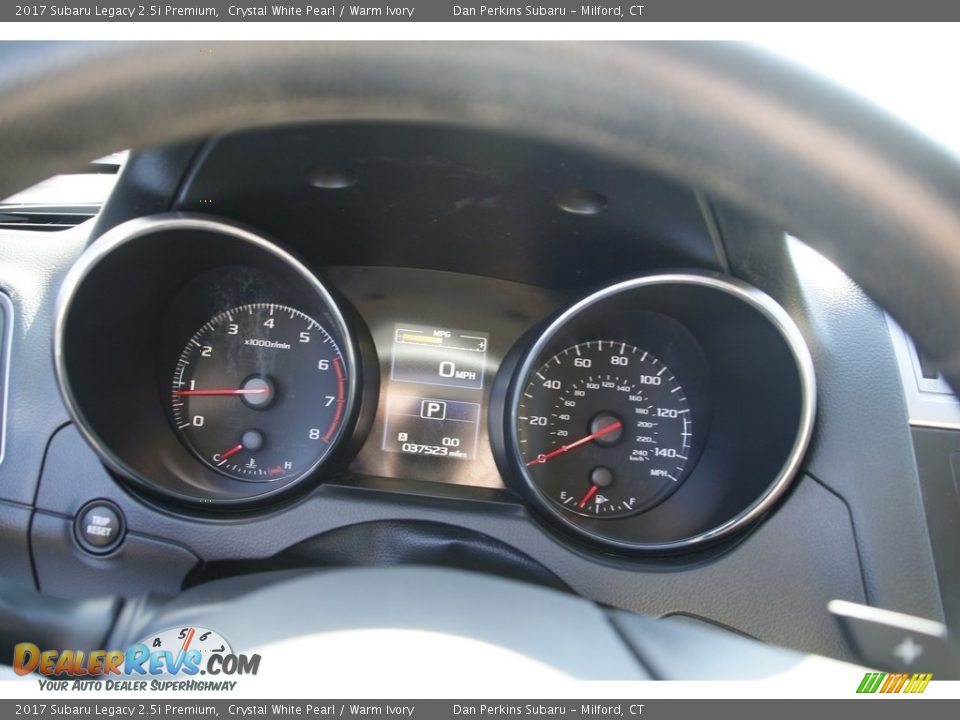 2017 Subaru Legacy 2.5i Premium Crystal White Pearl / Warm Ivory Photo #17