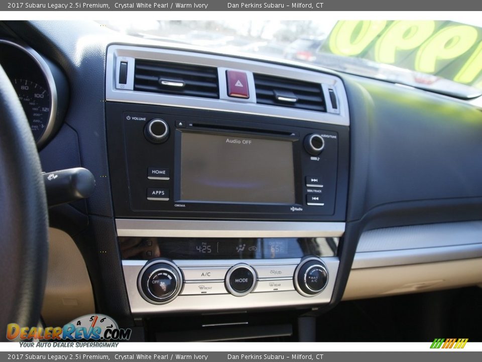 2017 Subaru Legacy 2.5i Premium Crystal White Pearl / Warm Ivory Photo #18
