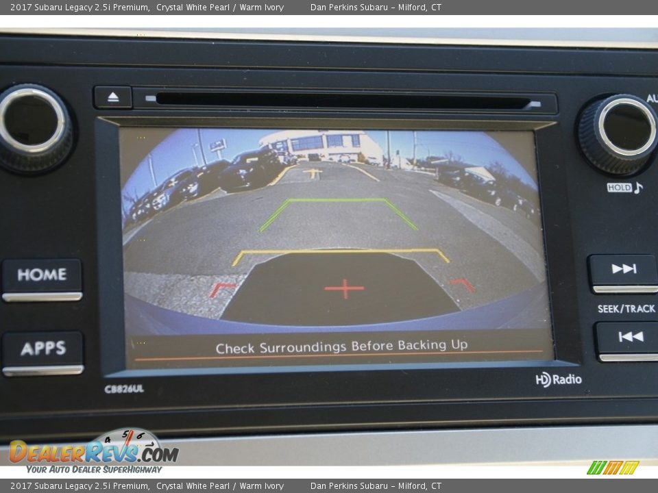 2017 Subaru Legacy 2.5i Premium Crystal White Pearl / Warm Ivory Photo #19