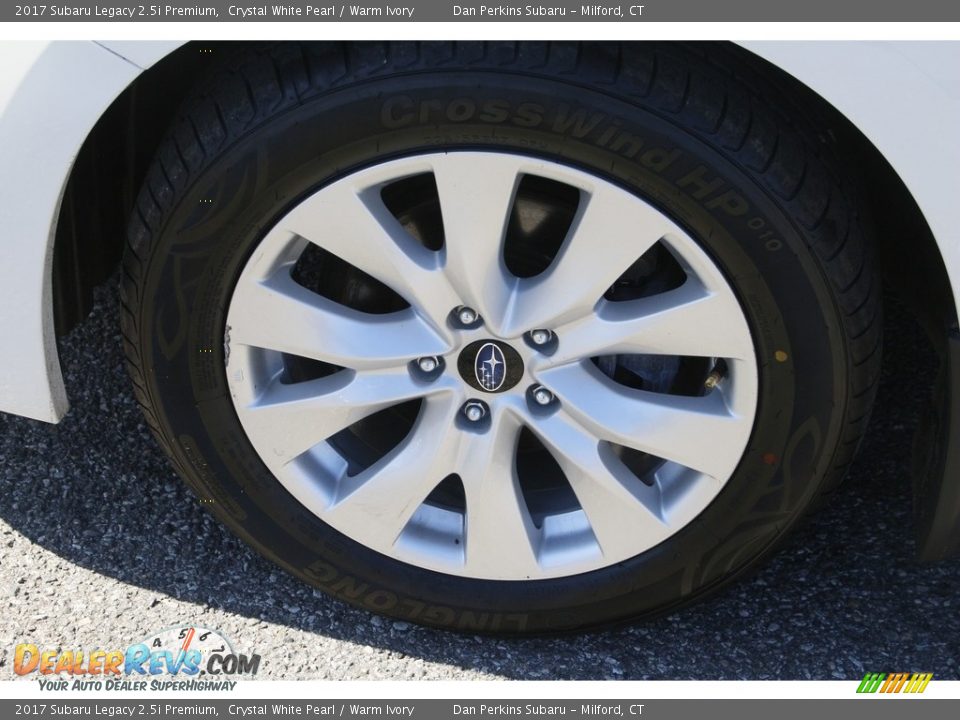 2017 Subaru Legacy 2.5i Premium Crystal White Pearl / Warm Ivory Photo #21