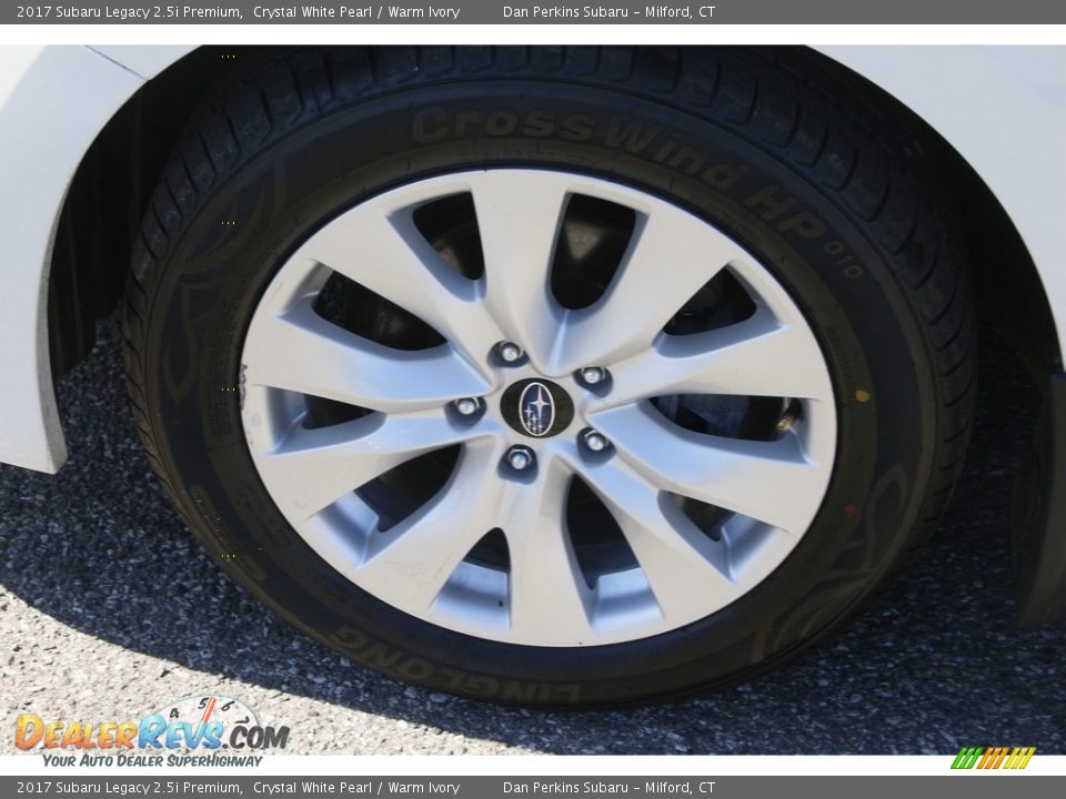 2017 Subaru Legacy 2.5i Premium Crystal White Pearl / Warm Ivory Photo #22