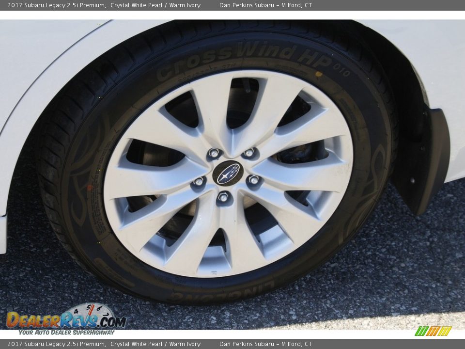 2017 Subaru Legacy 2.5i Premium Crystal White Pearl / Warm Ivory Photo #23