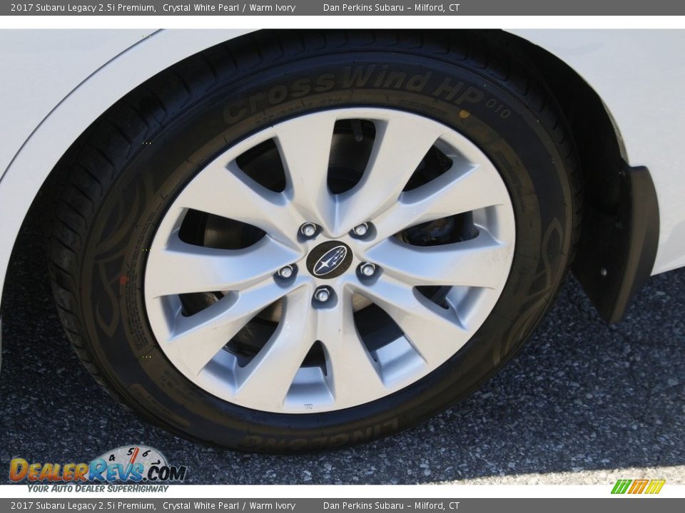 2017 Subaru Legacy 2.5i Premium Crystal White Pearl / Warm Ivory Photo #24