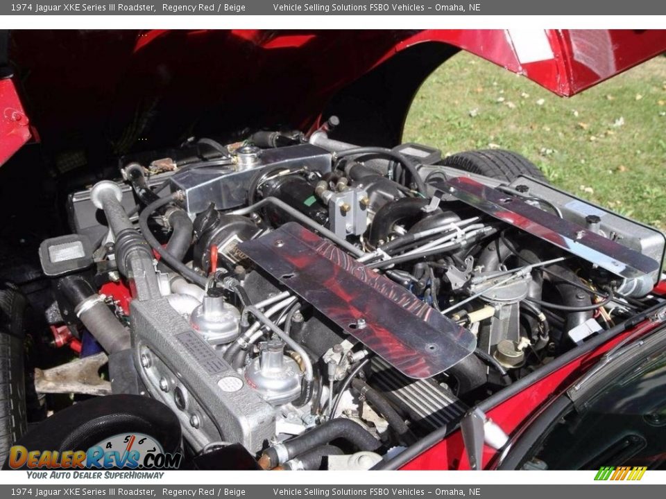 1974 Jaguar XKE Series III Roadster 5.3 Liter SOHC 24-Valve V12 Engine Photo #21