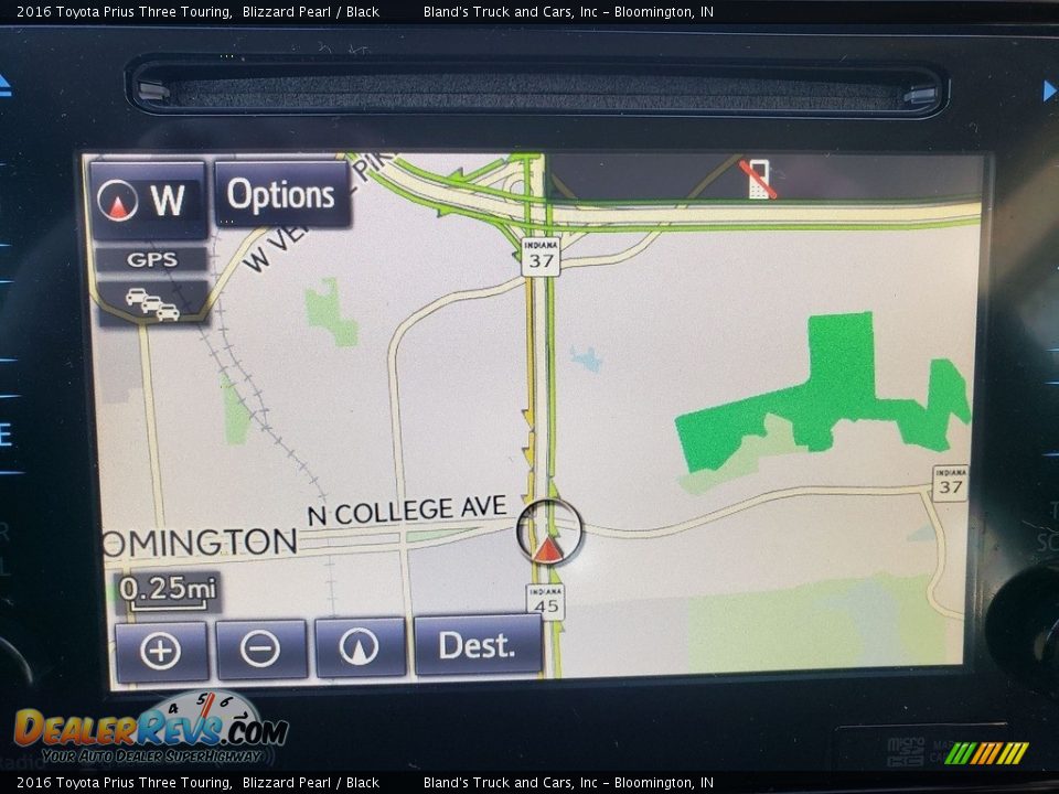 2016 Toyota Prius Three Touring Blizzard Pearl / Black Photo #13